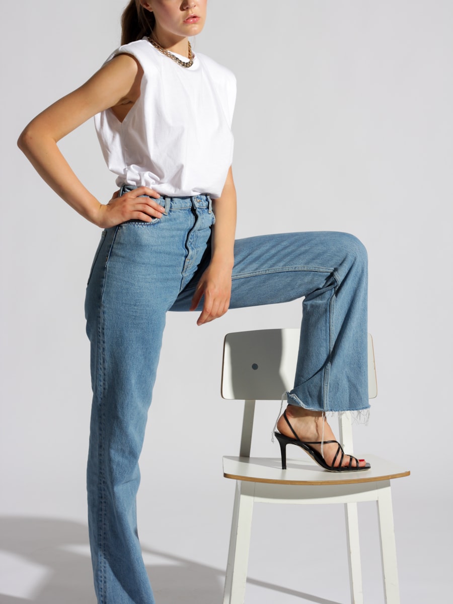 Jean Wide Leg Azul Medio